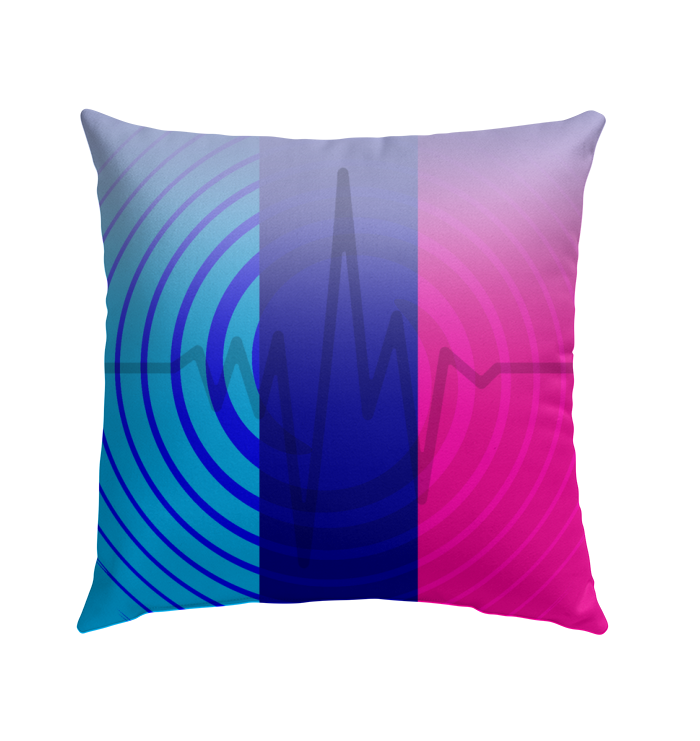 Breath of Serenity Outdoor Pillow - Enhance your meditation with comfort and peace.