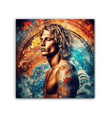 Surfing Dreamscapes Canvas Art Print - Beyond T-shirts