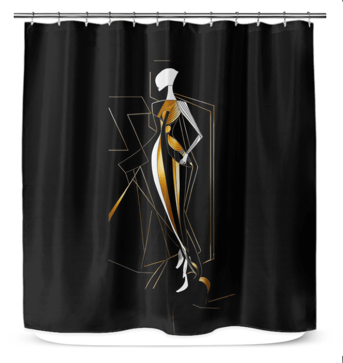 Iconic Couture Shower Curtain - Beyond T-shirts