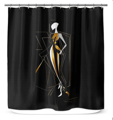 Iconic Couture Shower Curtain - Beyond T-shirts