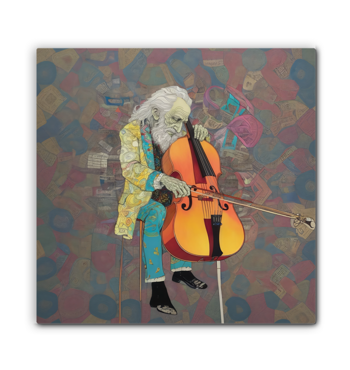 Premium Iris Impression Canvas - Home Decor
