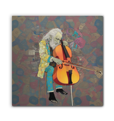 Premium Iris Impression Canvas - Home Decor