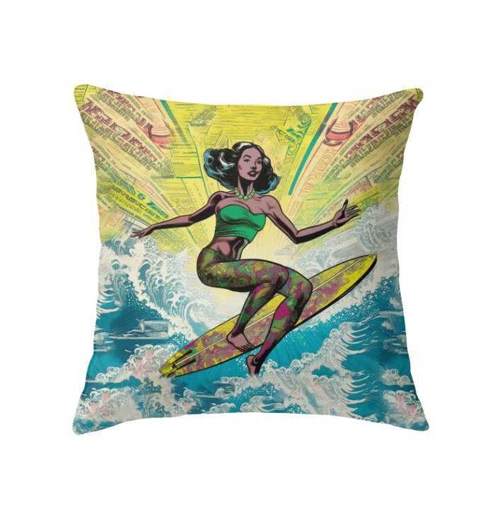 Surfing 1 17 Indoor Pillow - Beyond T-shirts