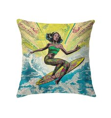 Surfing 1 17 Indoor Pillow - Beyond T-shirts