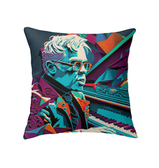 New Wave Neon Indoor Pillow