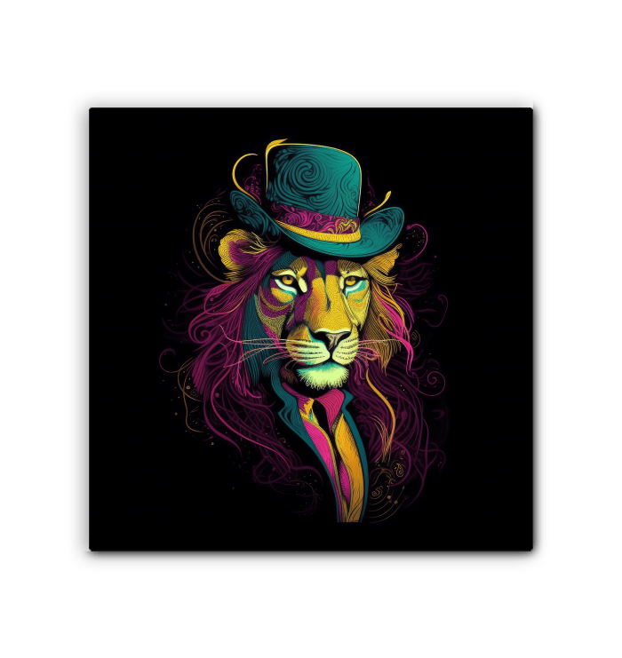 Regal Stare Canvas Art - Beyond T-shirts