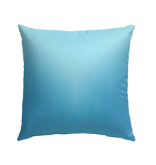 Durable outdoor pillow with tropical leaf pattern.