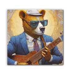 Bear's Forest Retreat Wrapped Canvas