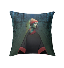 Urban Serenity Beyond Style Indoor Pillow with modern design.