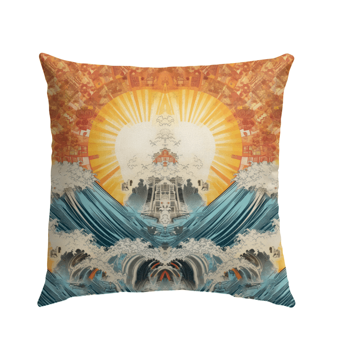 Surfing Paradise Outdoor Pillow - Beyond T-shirts