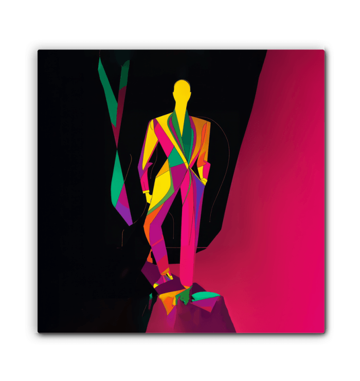 Bold Geometric Fashion Canvas - Beyond T-shirts