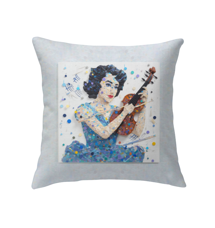 Colorful Soaring Kites design on an indoor decorative pillow for stylish home decor.