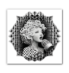 Vinyl Vintage Vibe Wrapped Canvas