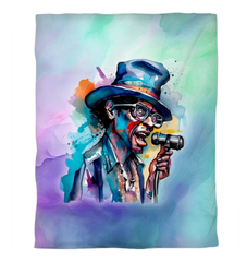 Violinist’s Velvety Vignettes Duvet Cover