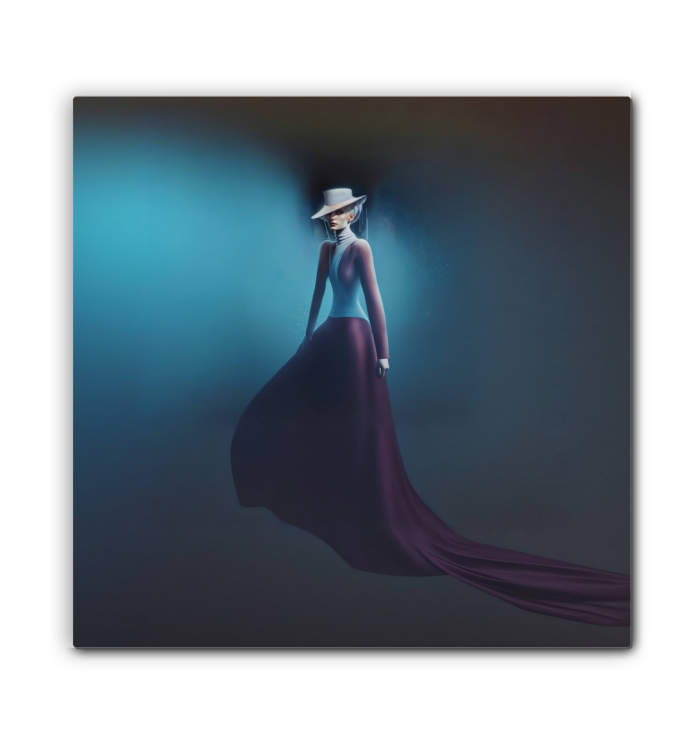 Sophisticated Infinite Dreams Wrapped Canvas for Modern Interiors