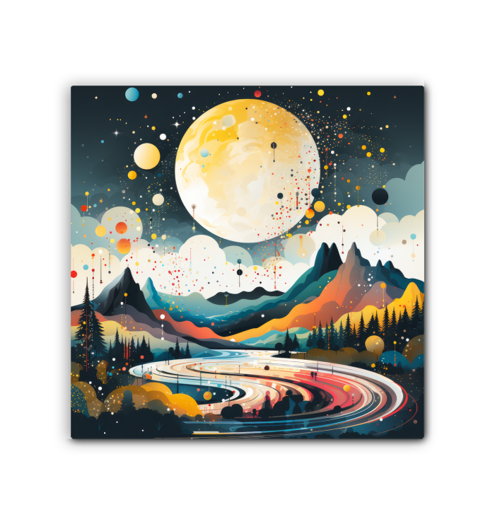 Majestic Moors Highland Landscape Canvas