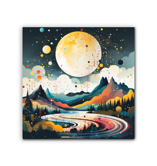 Majestic Moors Highland Landscape Canvas