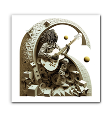 Rhythmic Resonance Wrapped Canvas