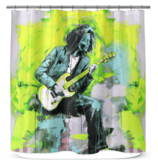 Serene Abstract Shower Curtain