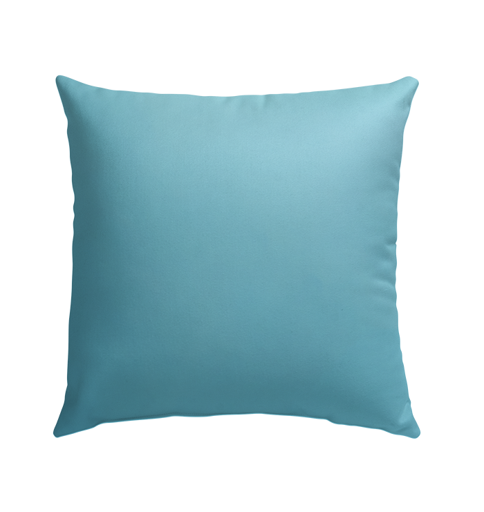 Vibrant geometric bird pattern on outdoor pillow.