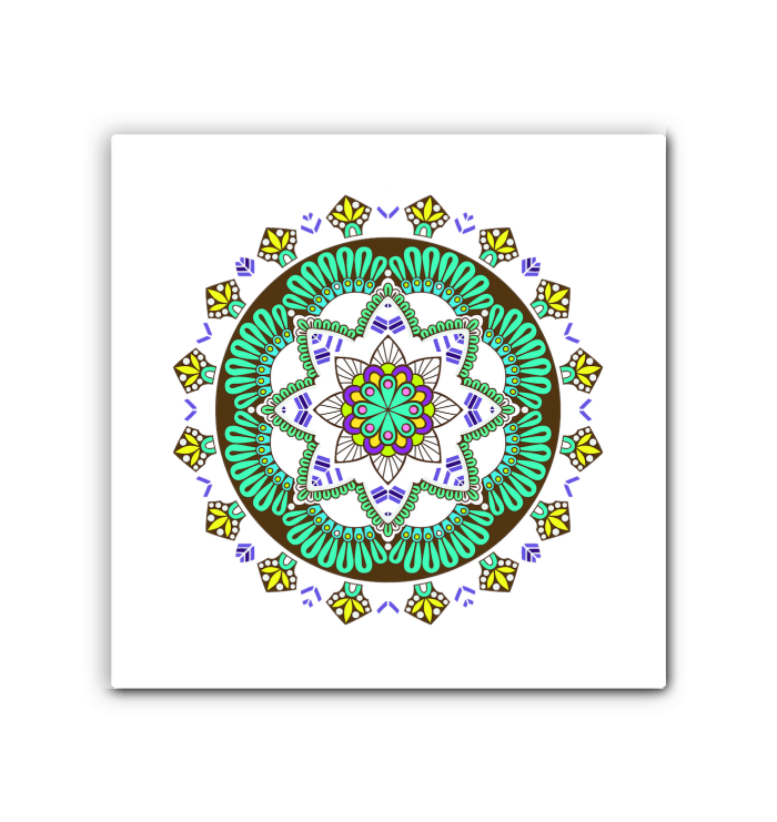 Mandala Harmony Ceramic Plaque - Beyond T-shirts