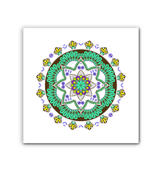 Mandala Harmony Ceramic Plaque - Beyond T-shirts