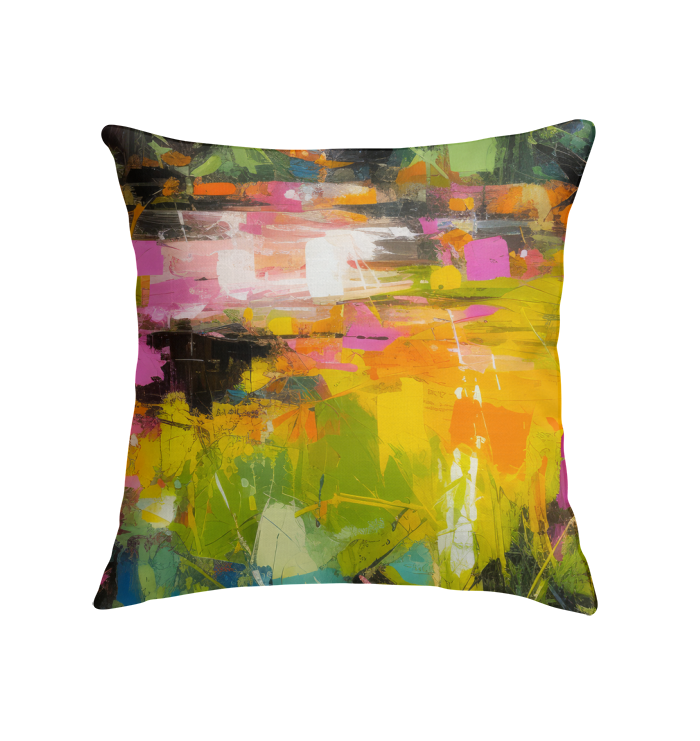 Rolling Hills Landscape Indoor Pillow