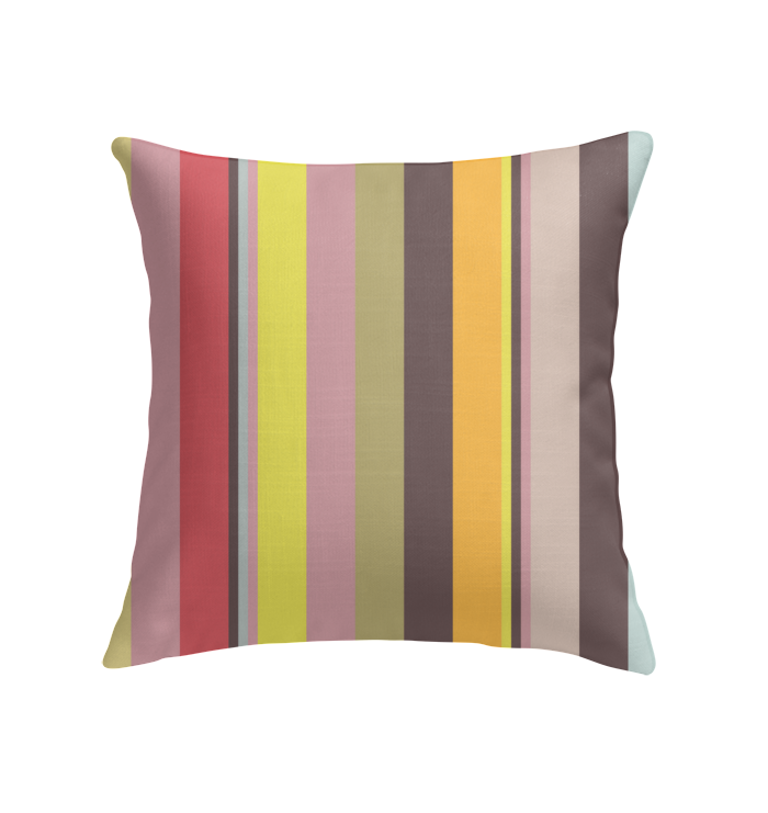 Psychedelic Prism Pillow adding a pop of color to modern home decor.