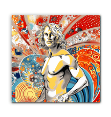 Wave Rider's Delight Surfing Canvas - Beyond T-shirts