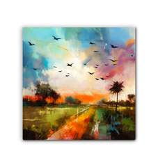 Desert Oasis Adventure Wrapped Canvas