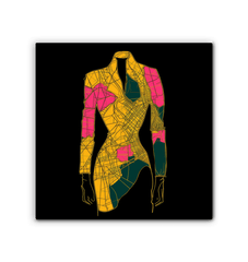 Gallery-Ready Graffiti Couture Fusion Canvas - Beyond T-shirts