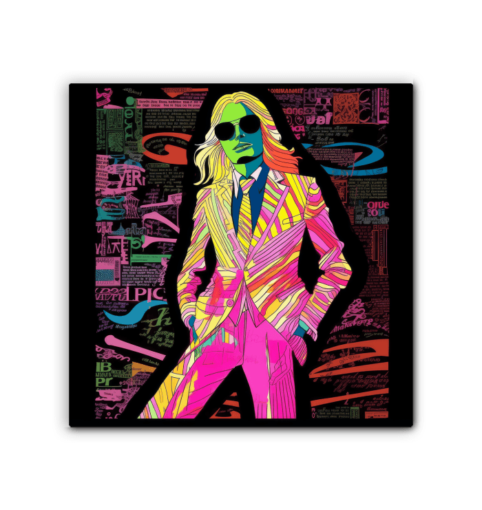 Graffiti Runway Canvas Art - Beyond T-shirts