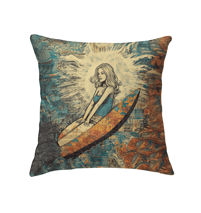 Surfing 1 28 Indoor Pillow - Beyond T-shirts