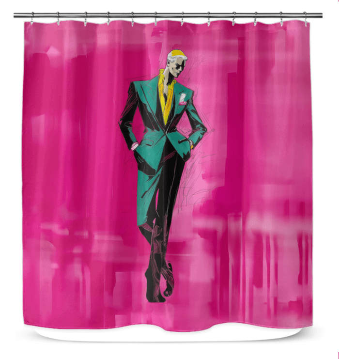 Fashion Fusion Shower Curtain - Beyond T-shirts