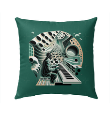 Lyrical Lounge Outdoor Pillow