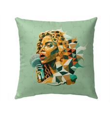Punk Passion Outdoor Pillow