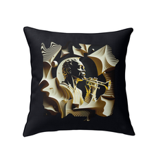 Vibrant Violin Volumes Indoor Pillow