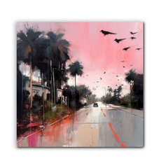 Mountain Bliss Landscape Wrapped Canvas