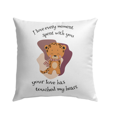 I Love Every Moment Outdoor Pillow