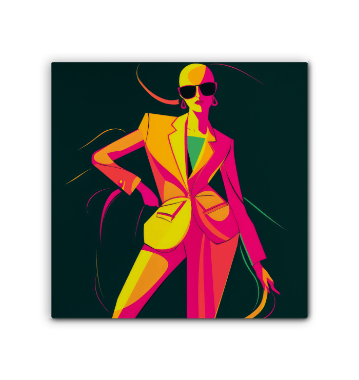 Vogue Vibes Runway Canvas Print - Beyond T-shirts