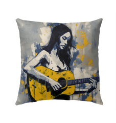 Serene Abstraction Outdoor Pillow