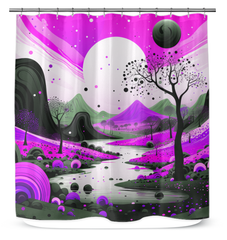 Lustrous Lagoon Landscapes Water Curtain