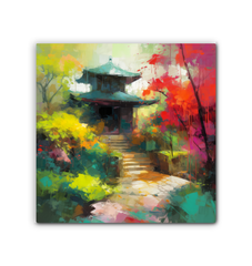 Desert Mirage Landscape Wrapped Canvas
