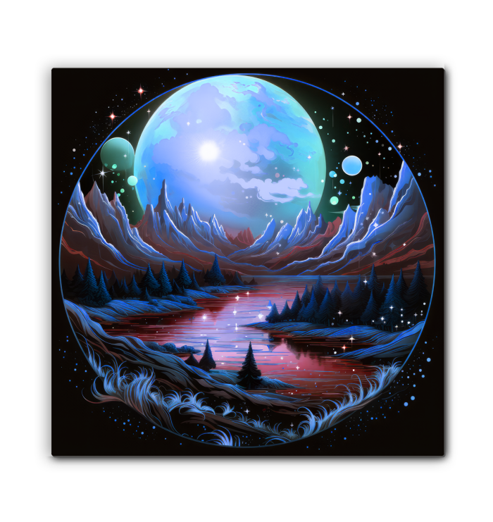 Majestic Maples Autumn Landscape Canvas