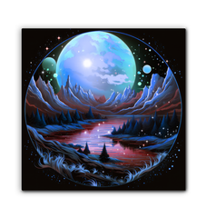 Majestic Maples Autumn Landscape Canvas