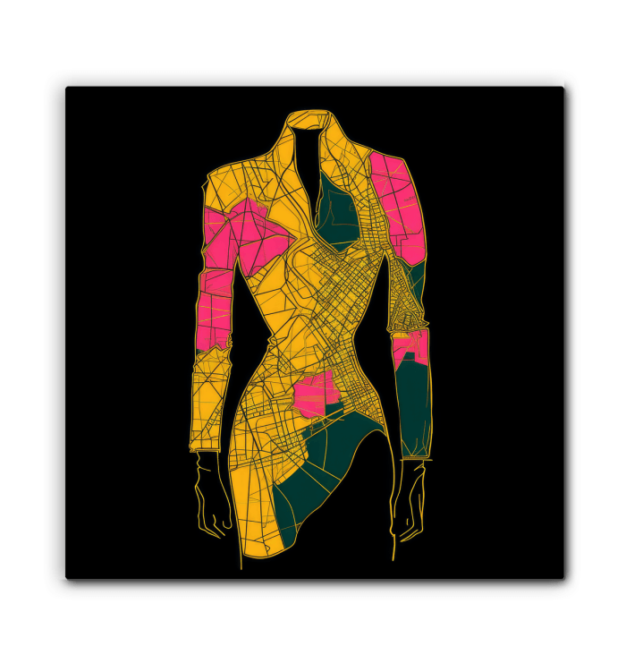 Gallery-Ready Graffiti Couture Fusion Canvas - Beyond T-shirts