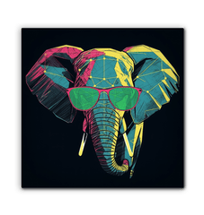 Elephant Family Bond Canvas Print - Beyond T-shirts