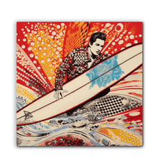 Eternal Surfing Canvas Print - Beyond T-shirts