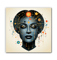 Abstract Portraits of Women's Essence: Canvas Art - Beyond T-shirts