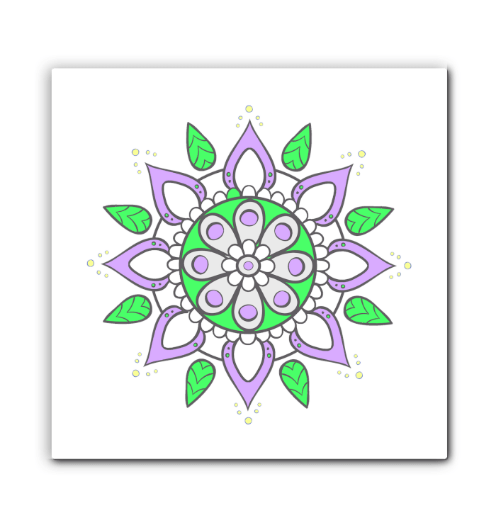 Mandala Blossoms Canvas Triptych - Beyond T-shirts